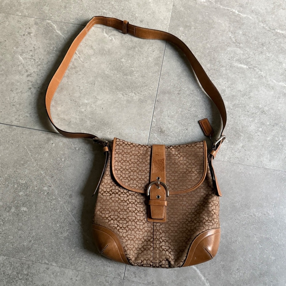 Y2K Coach Soho Crossbody Shoulder Bag Monogram